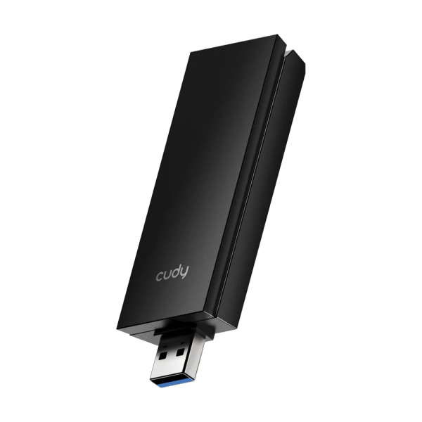 Адаптер WiFi 7 Cudy WU6500 тридіапазонний з USB 3.0 BE6500