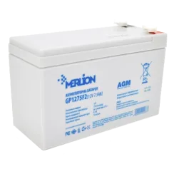 Акумуляторна батарея MERLION AGM GP1275F2 12В 7,5А•г