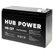 Свинцево-кислотна акумуляторна батарея Hub Power НЕ-127 7А•г 12В