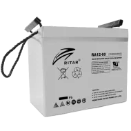 Свинцево-кислотна акумуляторна батарея RITAR RA12-60 60A•г 12В