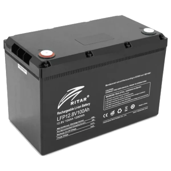 Акумуляторна батарея Ritar LiFePO4 12,8V 100Ah 1280Wh
