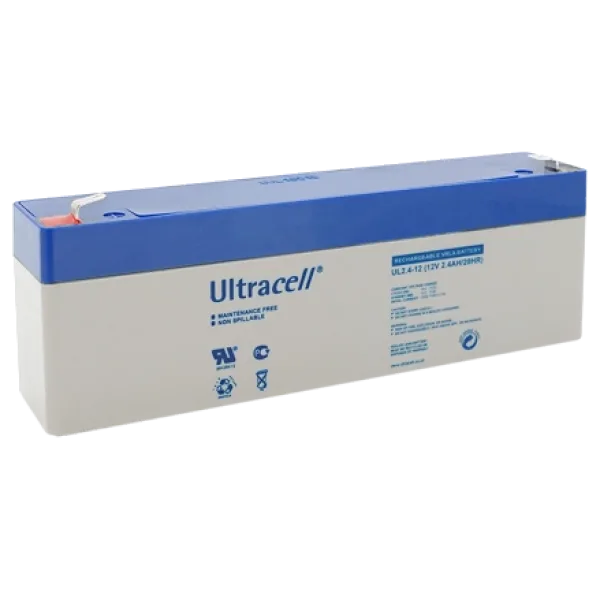 Свинцево-кислотна акумуляторна батарея Ultracell UL2.4-12 2.4А•г 12В