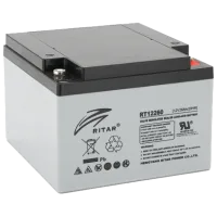 Свинцево-кислотна акумуляторна батарея RITAR RT12260 26A•г 12В