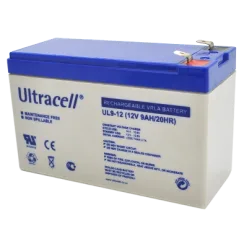 Свинцево-кислотна акумуляторна батарея Ultracell UL9-12 9A•г 12В