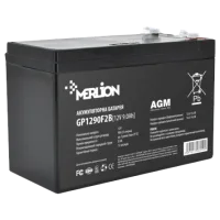 Акумуляторна батарея MERLION AGM GP1290F2B 12В 9А•г
