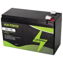 Акумуляторна батарея Hub Power HPL-128 LiFePO4 12В/8А•г