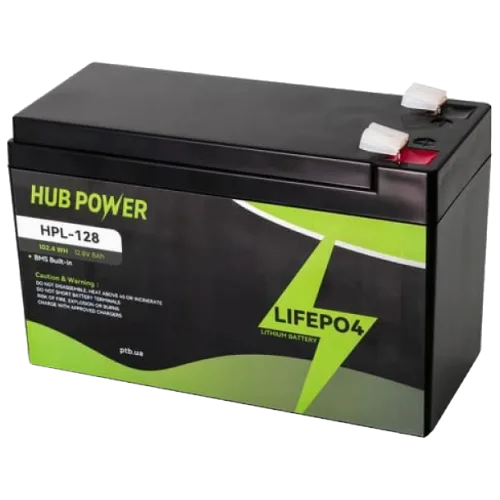 Акумуляторна батарея Hub Power HPL-128 LiFePO4 12В/8А•г