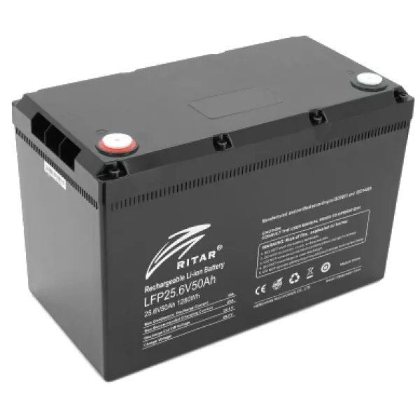 Літієва акумуляторна батарея Ritar LFP25.6V50Ah 25.6В 50А•год 50А