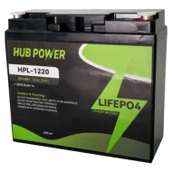 Акумуляторна батарея Hub Power HPL-1220 LiFePO4 12В/20А•г