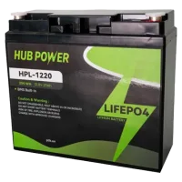 Акумуляторна батарея Hub Power HPL-1220 LiFePO4 12В/20А•г