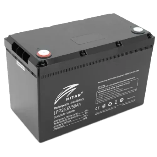 Літієва акумуляторна батарея Ritar LFP25.6V50AH G1