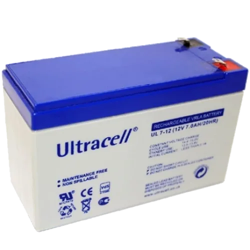 Свинцево-кислотна акумуляторна батарея Ultracell UL7-12 7A•г 12В