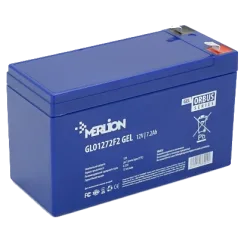 Свинцево-кислотна акумуляторна батарея MERLION ORBUS GLO1272F2 12 V 7.2Ah