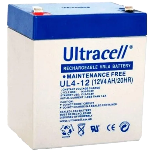 Акумуляторна батарея Ultracell UL4-12 AGM 12В 4 А•г