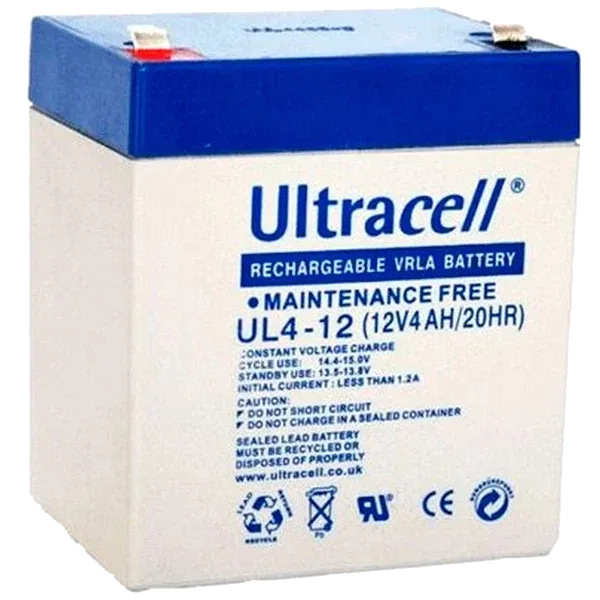 Акумуляторна батарея Ultracell UL4-12 AGM 12В 4 А•г