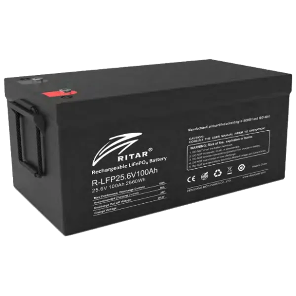 Літієва акумуляторна батарея Ritar R-LFP25.6V100AH G1