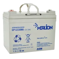Акумуляторна батарея MERLION AGM GP12330M6 12 V 33 Ah
