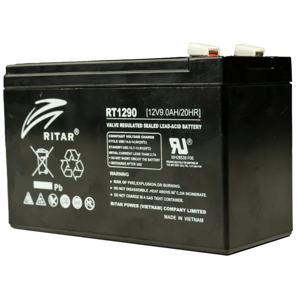 Свинцево-кислотна акумуляторна батарея Ritar RT1290 9А•г 12В