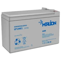 Свинцево-кислотна акумуляторна батарея MERLION GP1290F2 AGM 12В 9 А•г