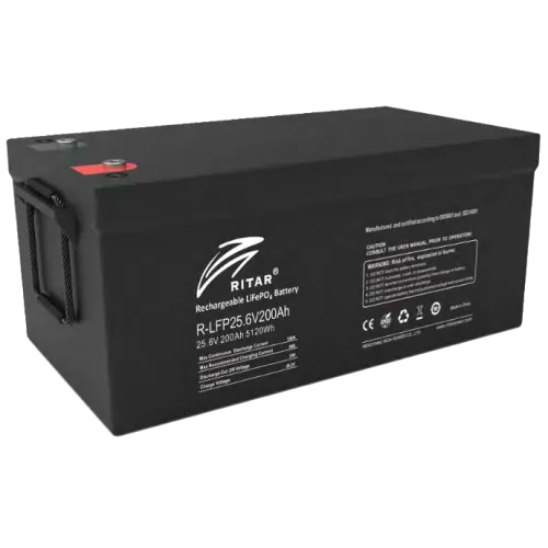 Літієва акумуляторна батарея Ritar R-LFP25.6V200AH G1