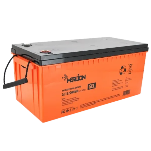Акумуляторна батарея 12 V 200 Ah MERLION GL122000M8