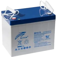 Аккумуляторная батарея RITAR DG12-75 12V 75Ah