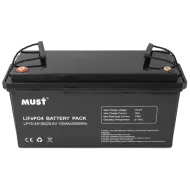 Літієва акумуляторна батарея Must LP15-24100 25.6В 100А•г