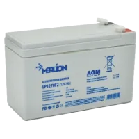 Акумуляторна батарея MERLION AGM GP1270F2 12В 7А•г