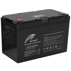 Акумуляторна батарея Ritar LFP25.6V50AH G3 з системою підігріву та bluetooth