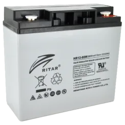 Свинцево-кислотна акумуляторна батарея AGM RITAR HR1288W 22А•г 12В