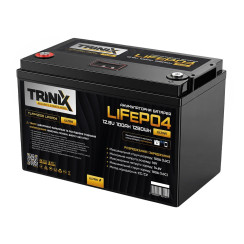 Акумуляторна батарея літій-залізо-фосфатна 12.8В 100А*год Trinix TLFP-12100 Ultra LiFePO4 з Bluetooth (Black)