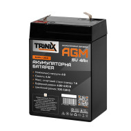 Акумуляторна батарея 6В 4Аг Trinix 6V4Ah/20Hr AGM свинцево-кислотна
