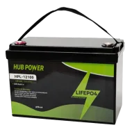 Акумуляторна батарея Hub Power HPL-12100 LiFePO4 12В/100А•г