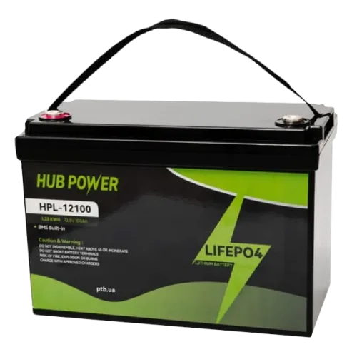 Акумуляторна батарея Hub Power HPL-12100 LiFePO4 12В/100А•г