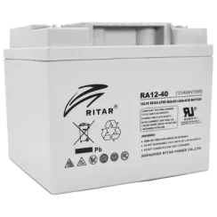 Аккумуляторная батарея AGM RITAR RA12-40 12V 40Ah