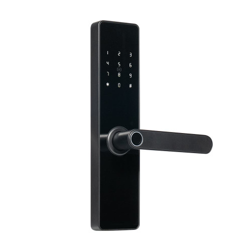 Замок біометричний автономний Trinix TRL-5101BTF Black L/R з Bluetooth, зчитувачем відбитків пальців і карт Mifare