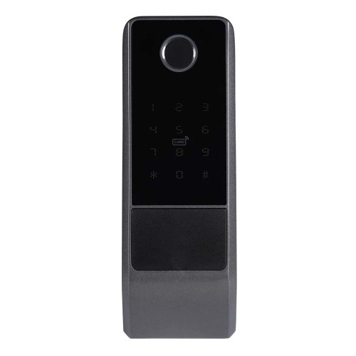 Замок біометричний автономний Trinix TRL-5201BTFW Black Left з Bluetooth, зчитувачем відбитків пальців і карт Mifare