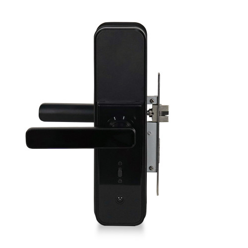 Замок біометричний автономний Trinix TRL-5303BTF Black з Bluetooth, зчитувачем відбитків пальців і карт Mifare