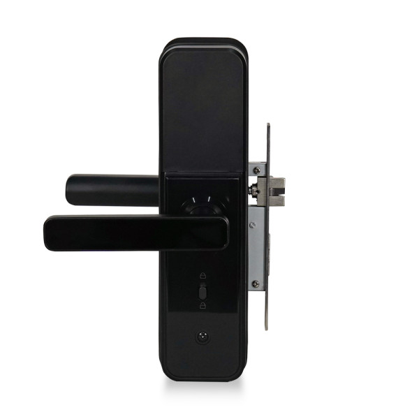 Замок біометричний автономний Trinix TRL-5303BTF Black з Bluetooth, зчитувачем відбитків пальців і карт Mifare