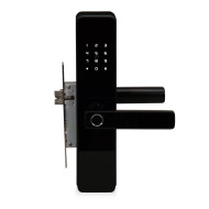 Замок біометричний автономний Trinix TRL-5303BTF Black з Bluetooth, зчитувачем відбитків пальців і карт Mifare