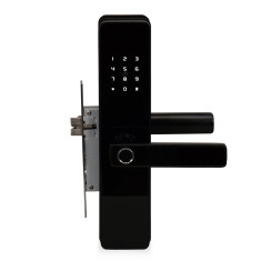Замок біометричний автономний Trinix TRL-5303BTF Black з Bluetooth, зчитувачем відбитків пальців і карт Mifare