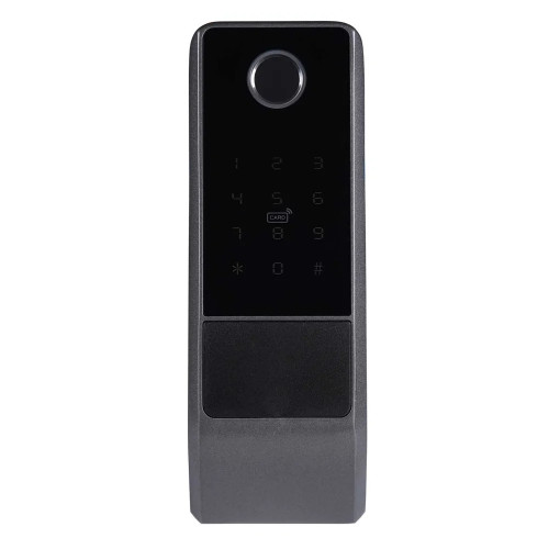 Замок біометричний автономний Trinix TRL-5201BTFW Black Right з Bluetooth, зчитувачем відбитків пальців і карт Mifare