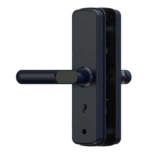 Замок біометричний автономний Trinix TRL-5204BTF Black з Bluetooth, зчитувачем відбитків пальців і карт Mifare