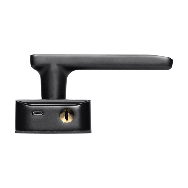 Замок біометричний автономний Trinix TRL-7703WF Black L/R з Bluetooth, зчитувачем відбитків пальців і карт Mifare