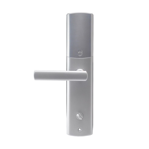 Замок біометричний автономний Trinix TRL-5111BTF Silver Right з Bluetooth, зчитувачем відбитків пальців і карт Mifare