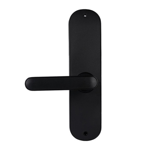 Замок біометричний автономний Trinix TRL-5103BTF Black Right з Bluetooth, зчитувачем відбитків пальців і карт Mifare