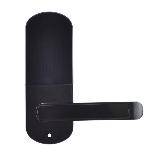 Замок біометричний автономний Trinix TRL-5107BTF Black Left з Bluetooth, зчитувачем відбитків пальців і карт Mifare
