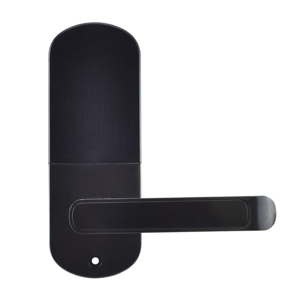 Замок біометричний автономний Trinix TRL-5107BTF Black Left з Bluetooth, зчитувачем відбитків пальців і карт Mifare