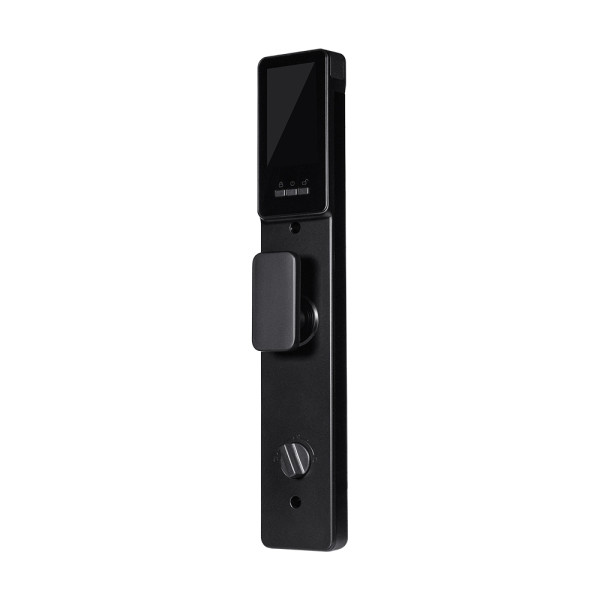Замок біометричний автономний Trinix TRL-8804BTV Black L/R з Bluetooth та Wi-Fi, розпізнаванням облич, долоней, зчитувачем відбитків пальців і карт Mifare