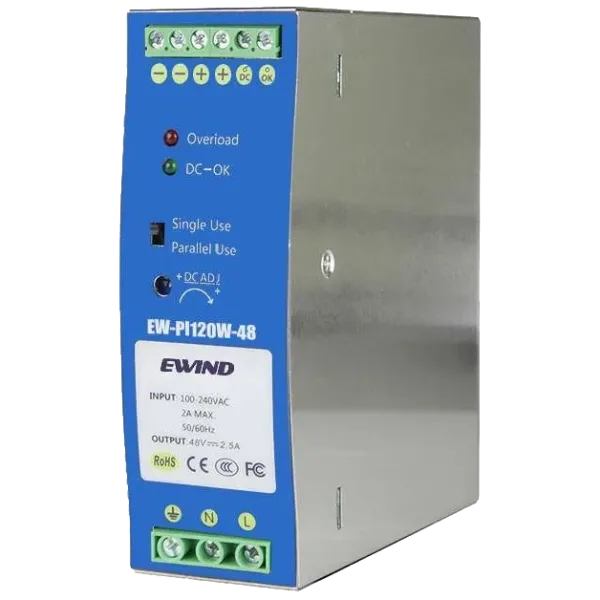 Блок живлення Ewind EW-PI120W-48 на DIN-рейку 120 Вт/48 В
